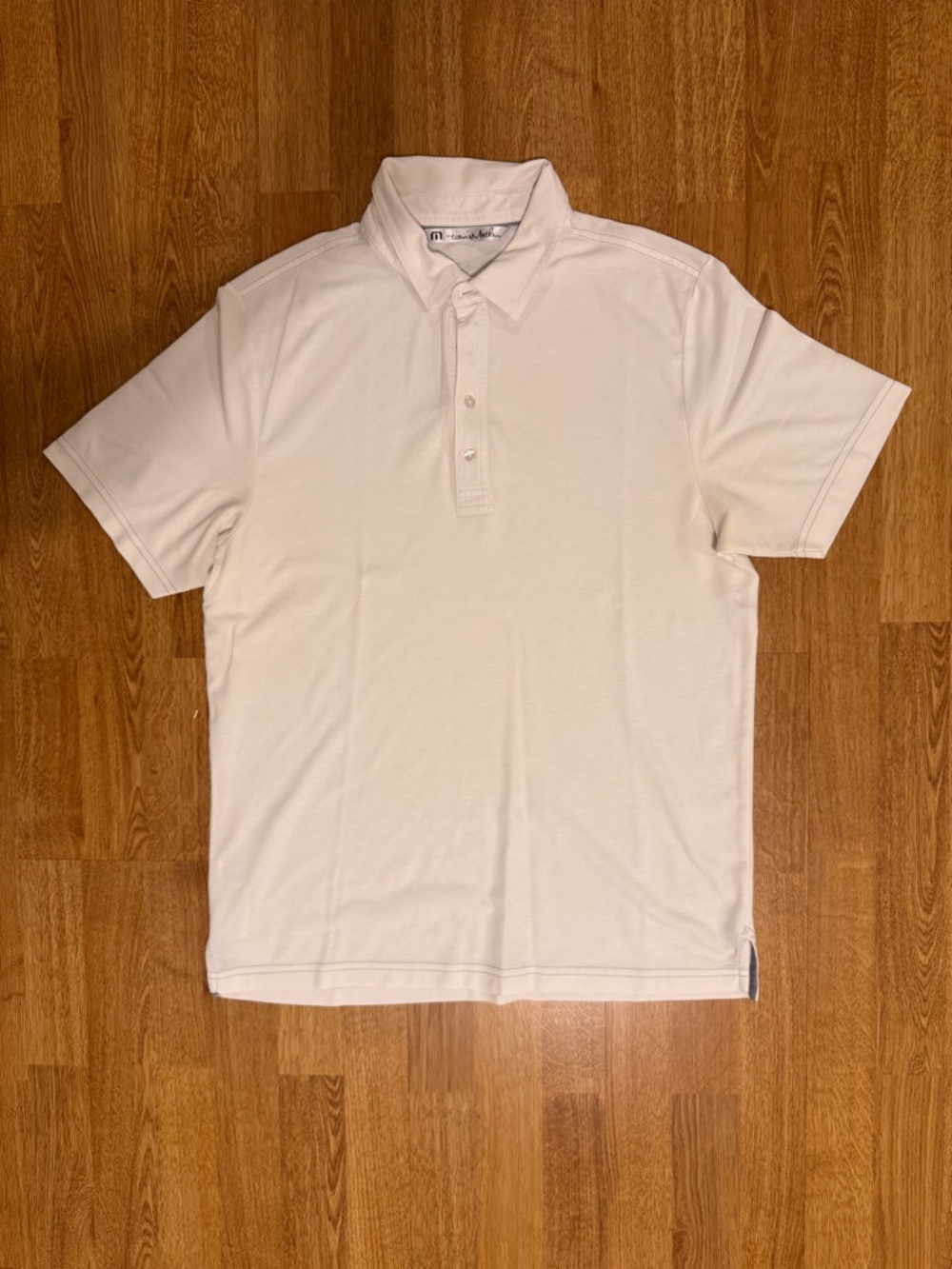 Travis Mathew White Short-Sleeve Polo